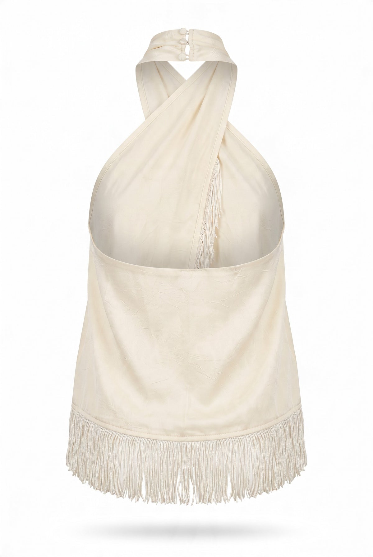 Ivory Fringe Top