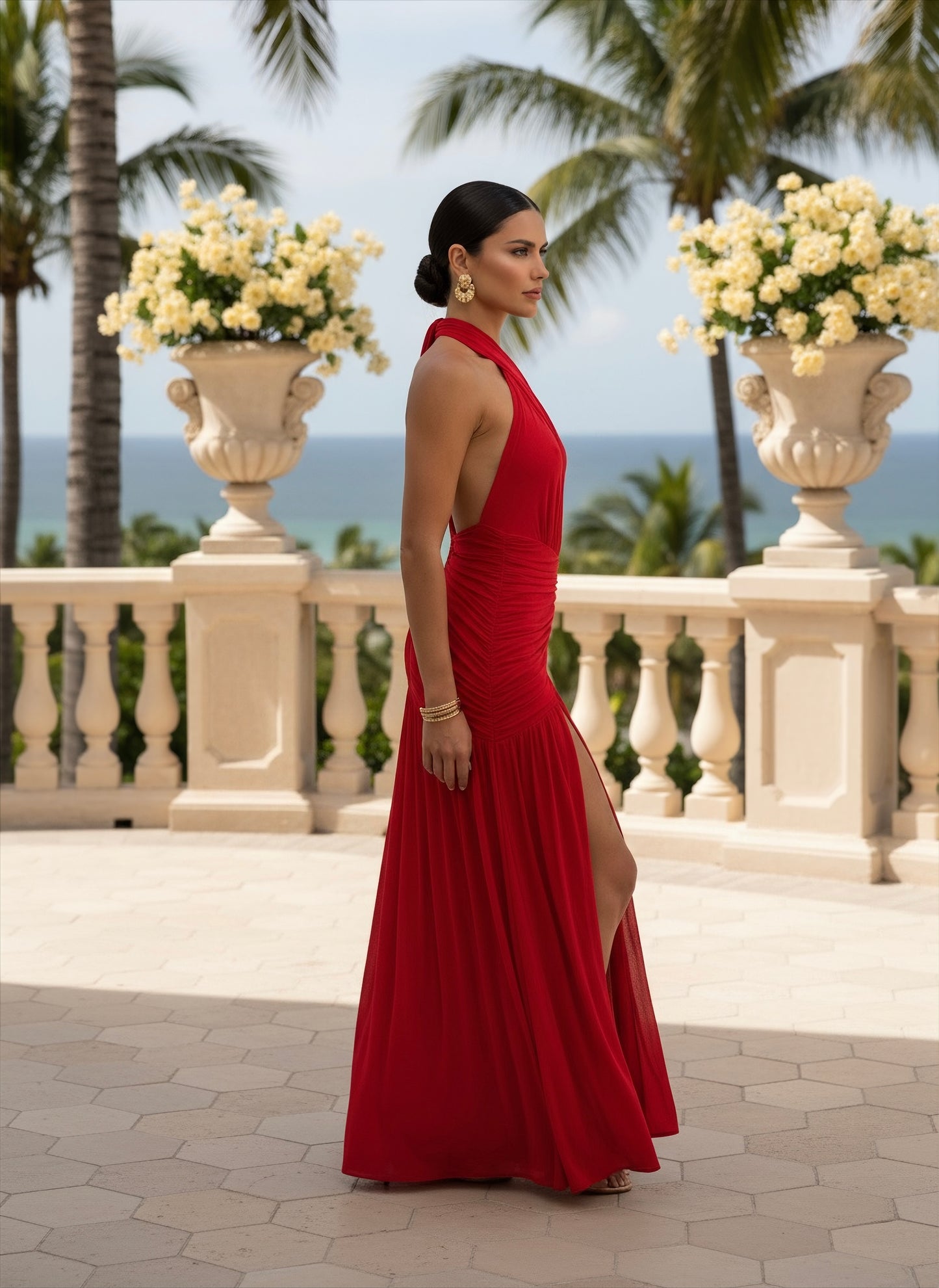 Odessa Mesh Gown (R)