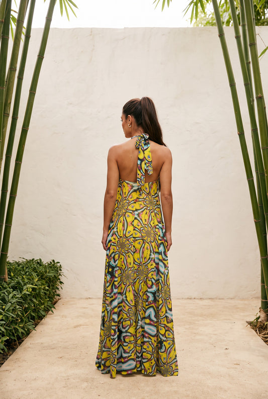 Mimosa Halter Maxi