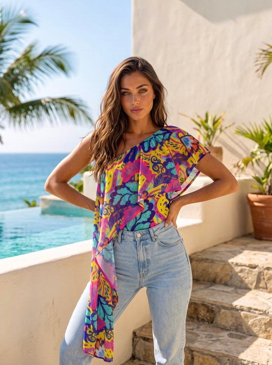 Bengala One Shoulder Top