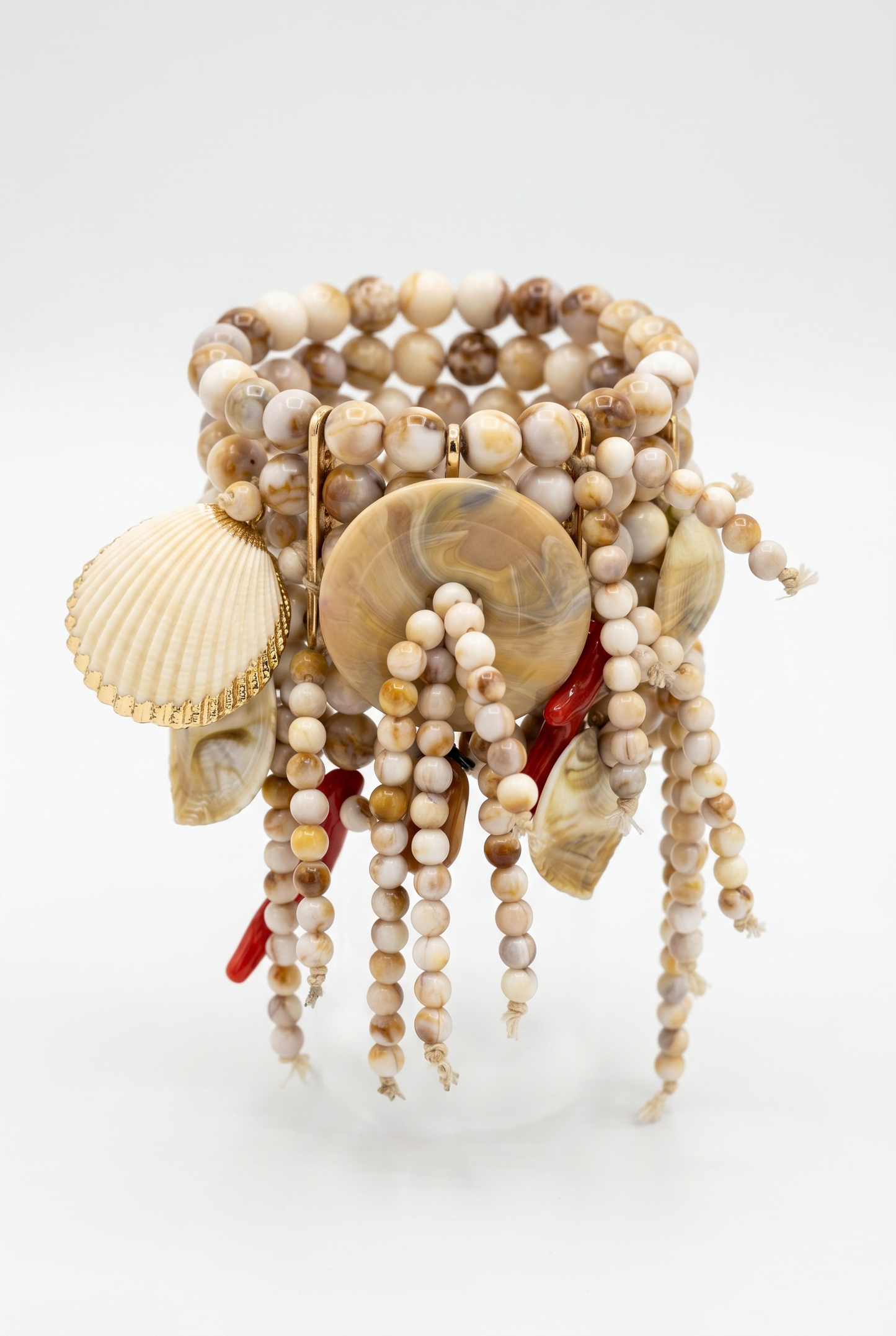 Beaded Shells Bracelet