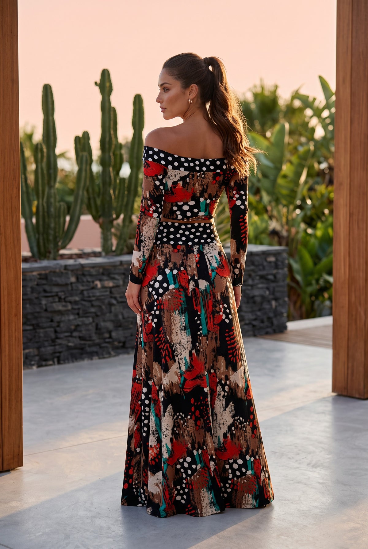 Pincelada Skirt Set