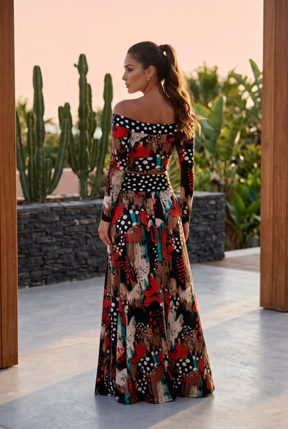 Pincelada Skirt Set
