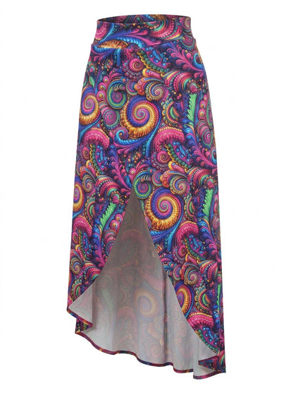 Magenta Skirt Set