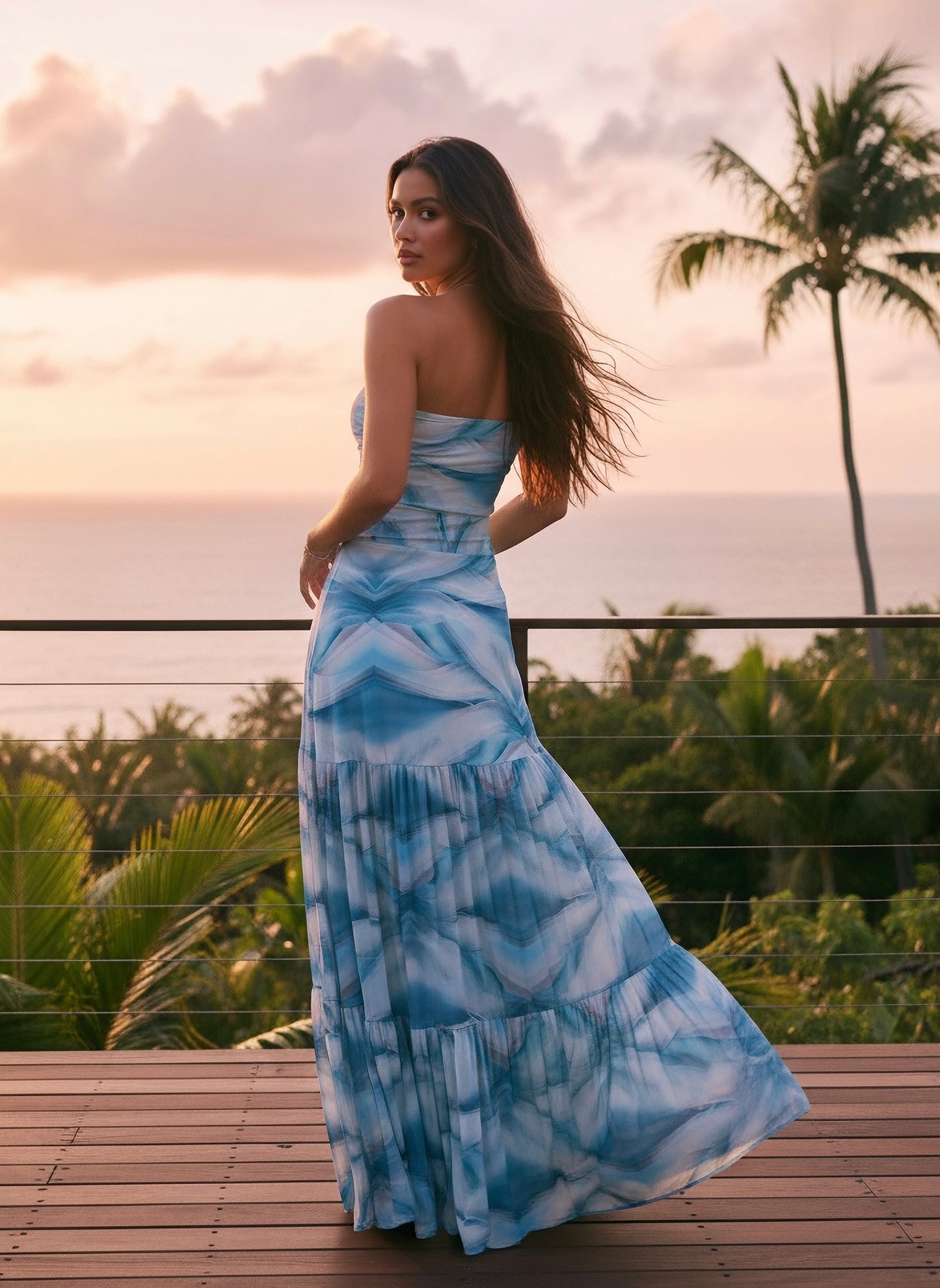 Aqua Set of Skirt