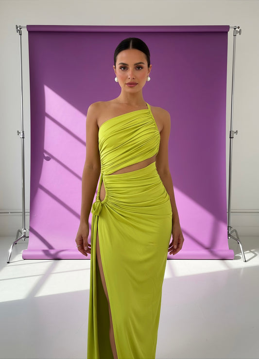 Sorbet Dress (Lime)