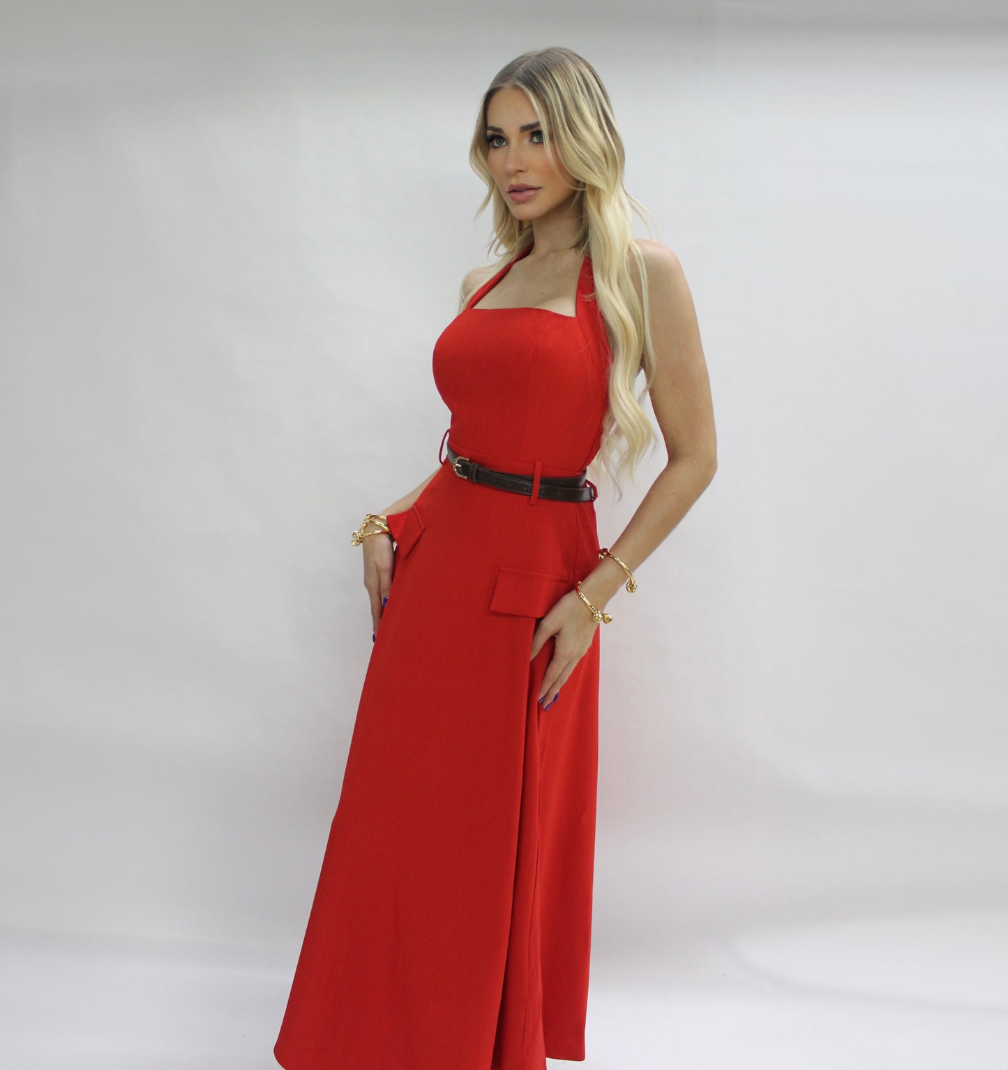 Lavinia Dress (Red)