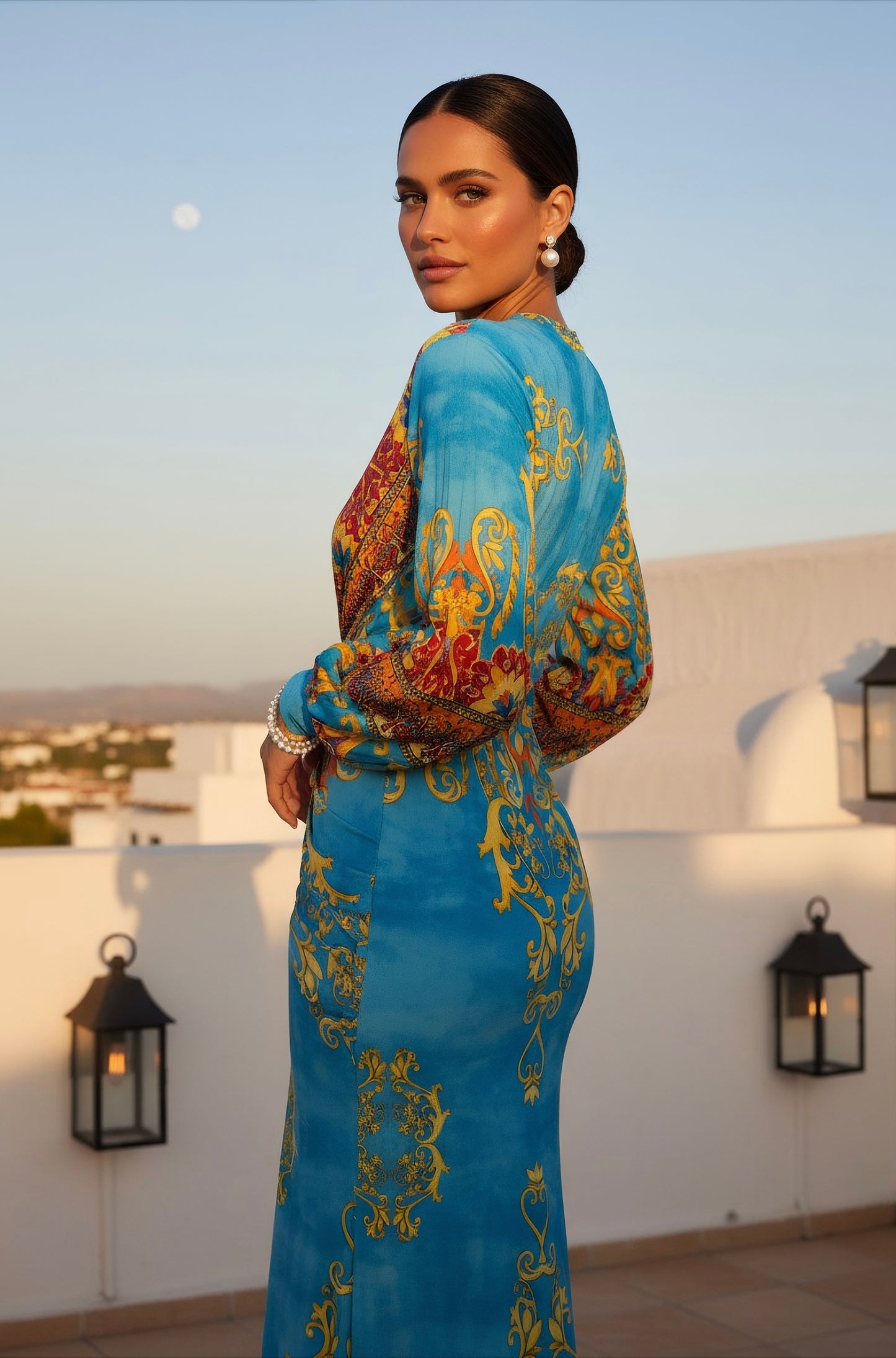 Bizancio Dress (Blue)