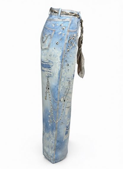 Light Wash Denim Jeans