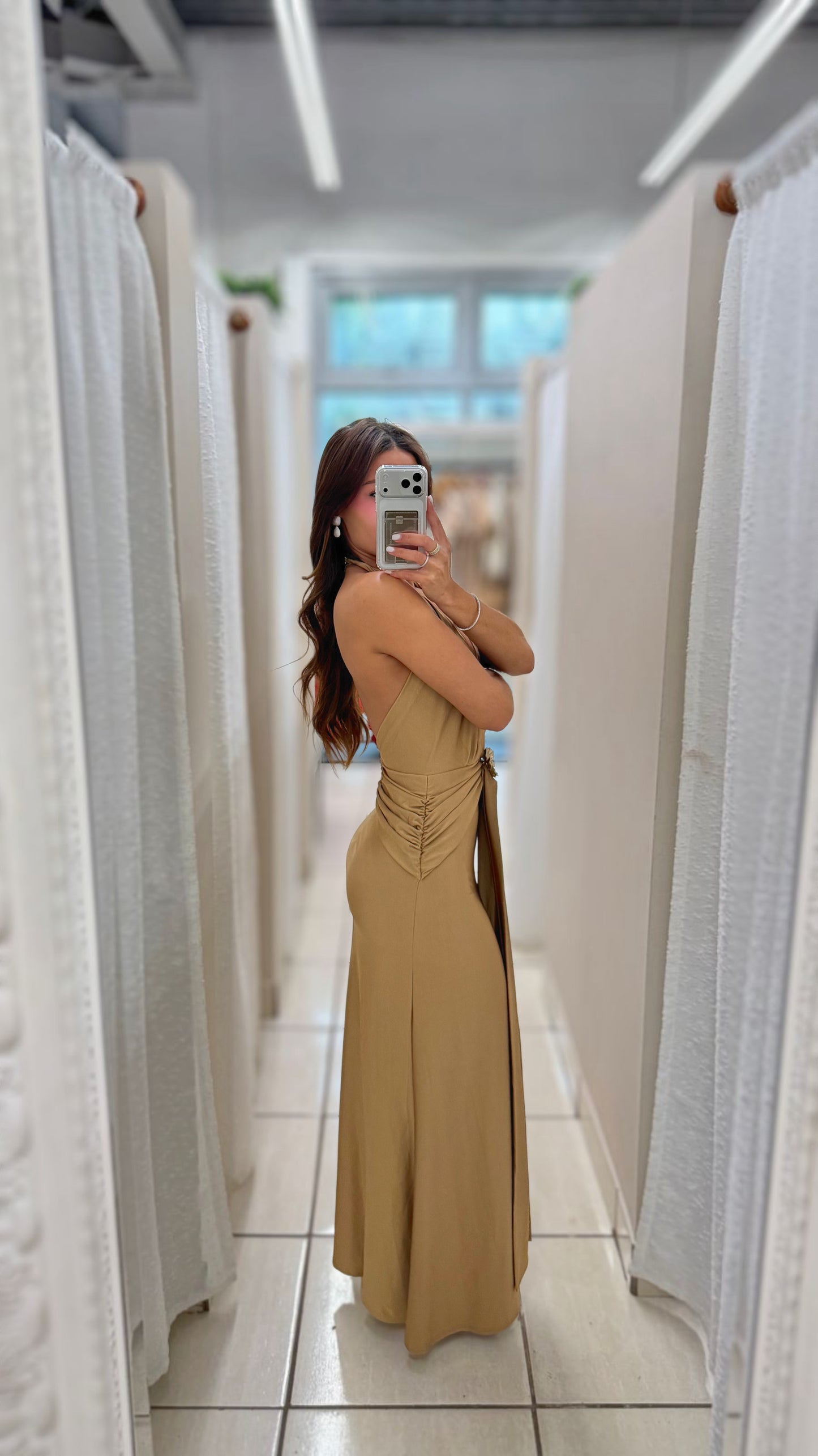 Gold Winter Dress