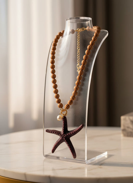 Sea star necklace