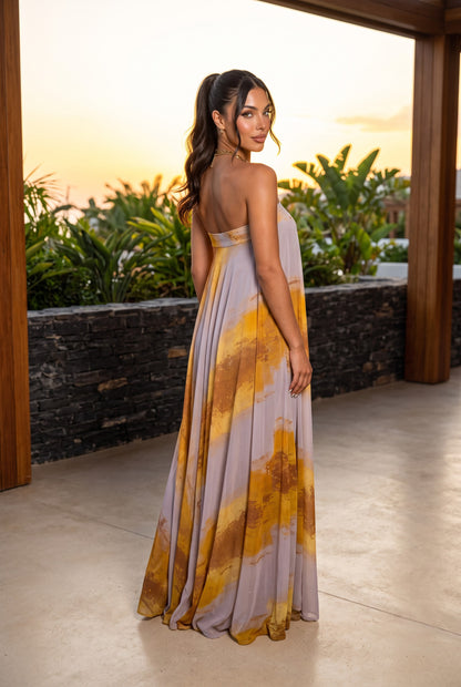 Marigold Strapless Maxi