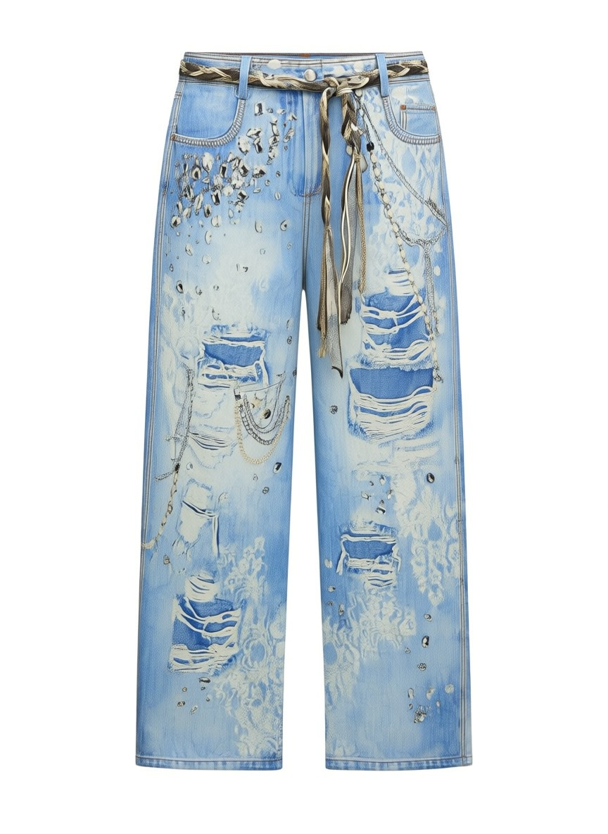 Light Wash Denim Jeans