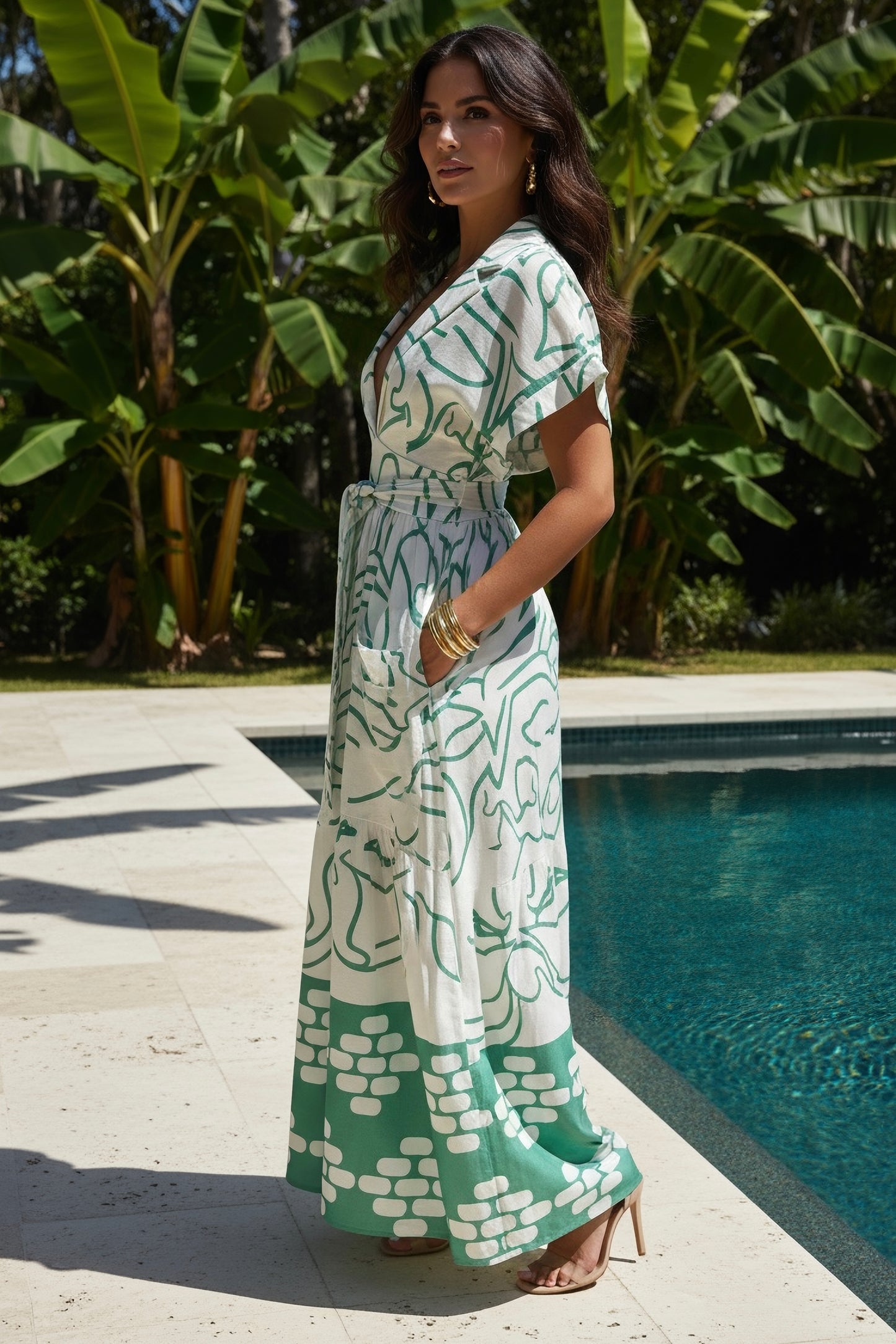 Ivory Tropic Maxi (Green)