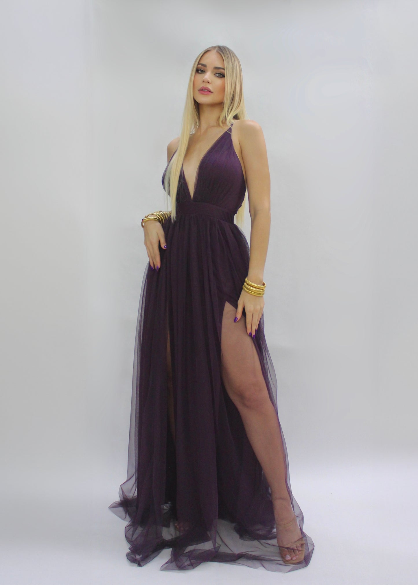 Clarisse Dress (purple)