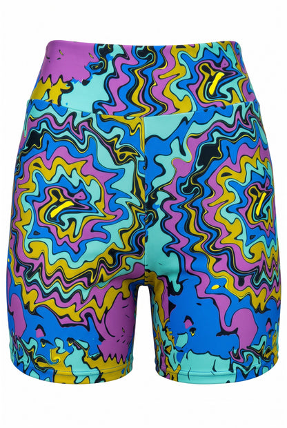 Blue Swirls Shorts Set