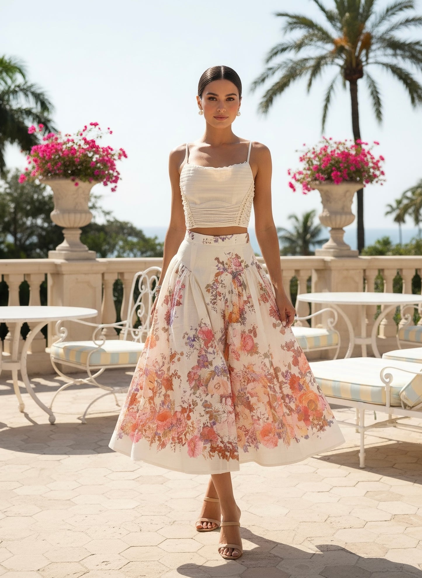 Villa Skirt Set