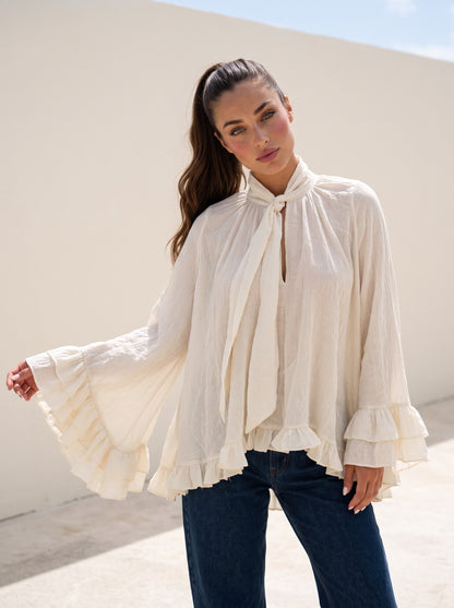 Romance Top (Beige)