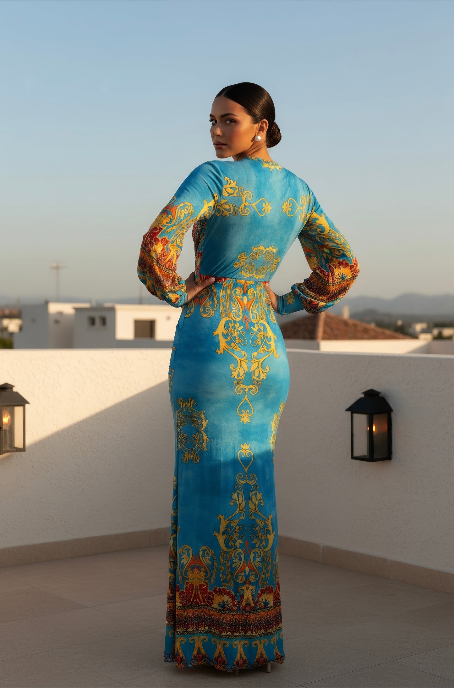 Bizancio Dress (Blue)