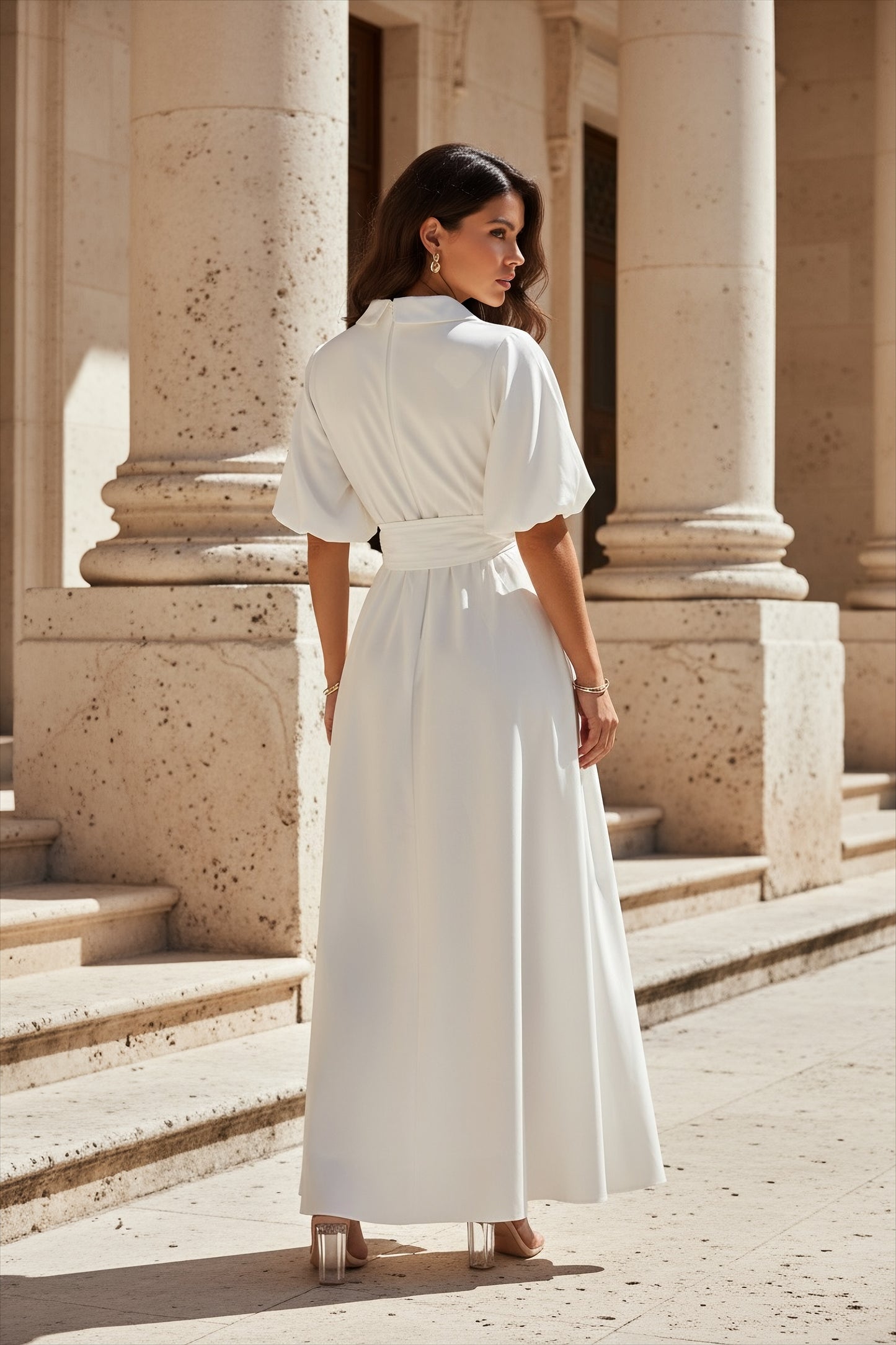 Portico Dress (White)