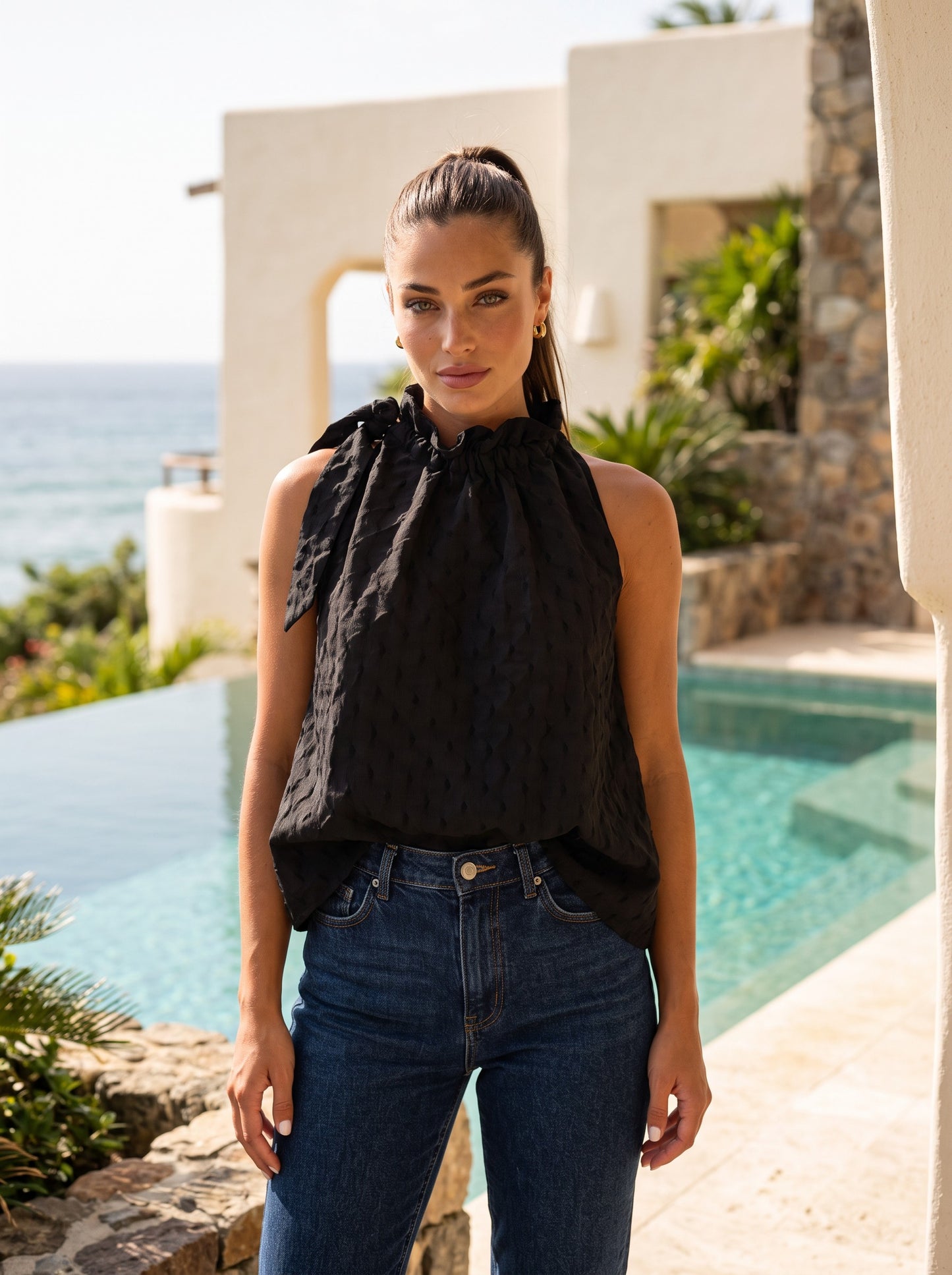 Bruna Black Top