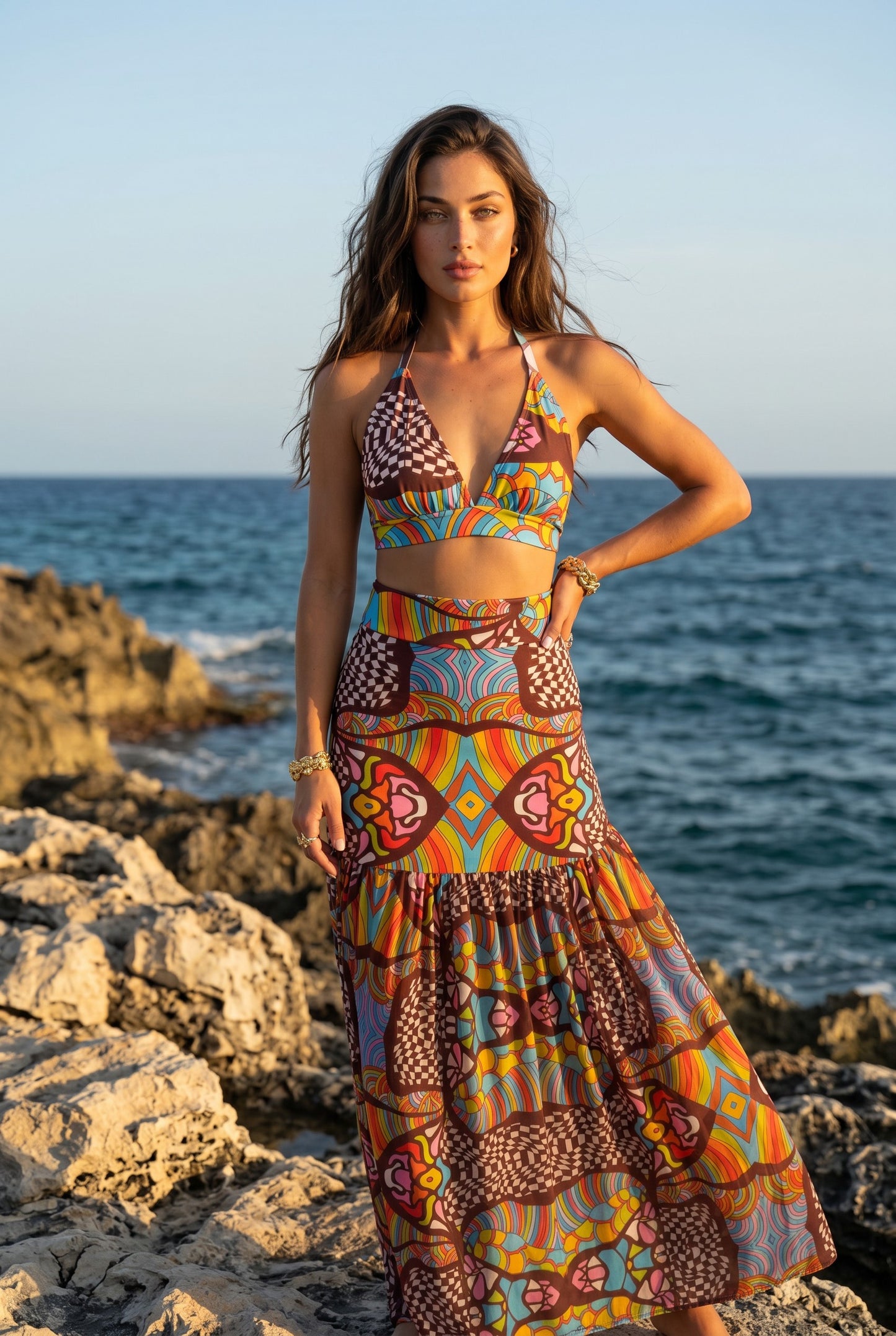 Damero Two-Piece Bikini