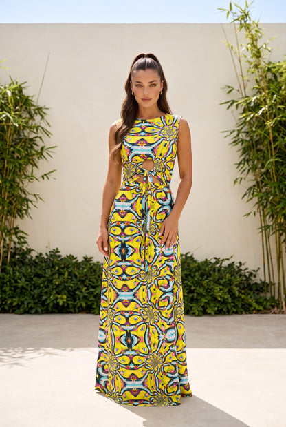 Mimosa Cut-Out Maxi