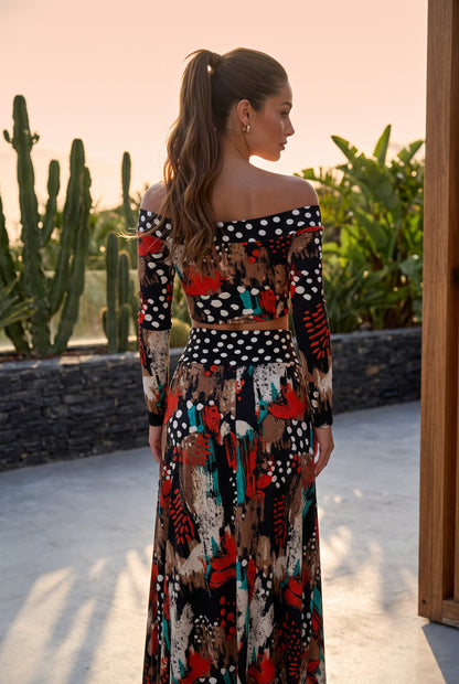 Pincelada Skirt Set