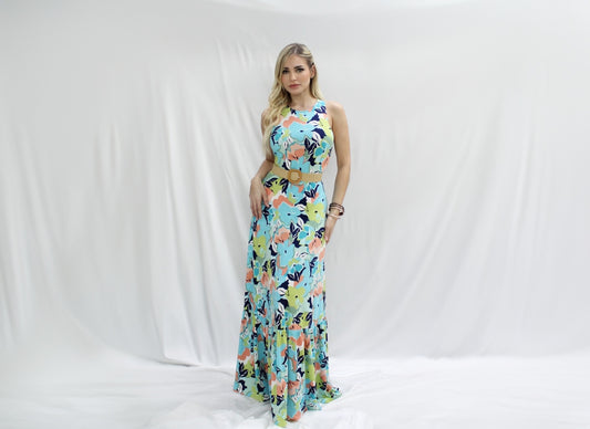 Frosted Petals Maxi