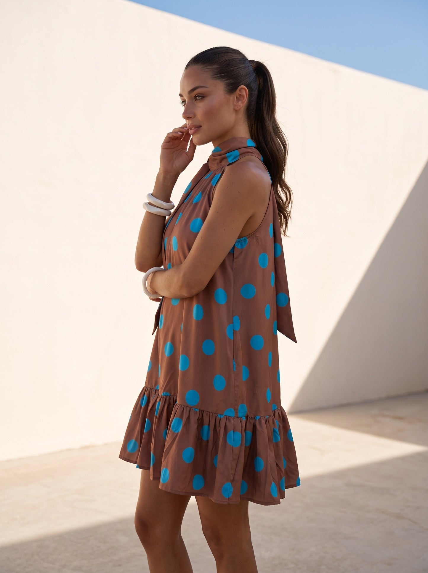 Dots Dress (Blue)