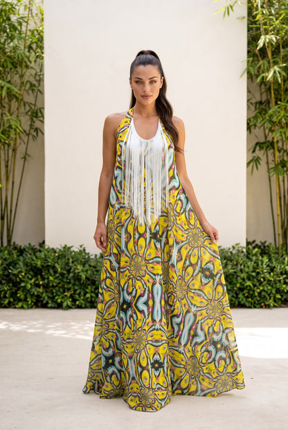 Mimosa Halter Maxi