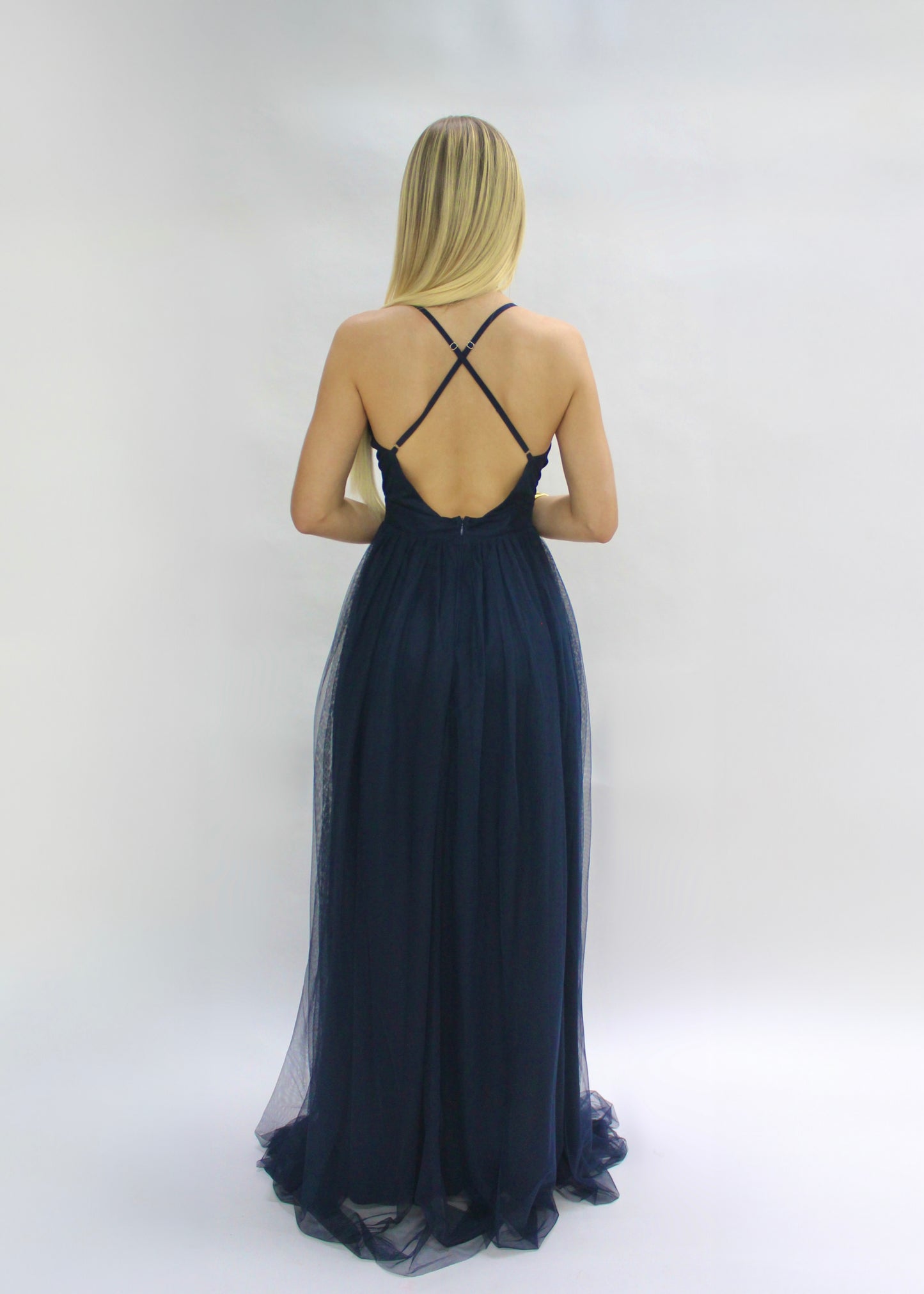 Clarisse Dress (Navy Blue)