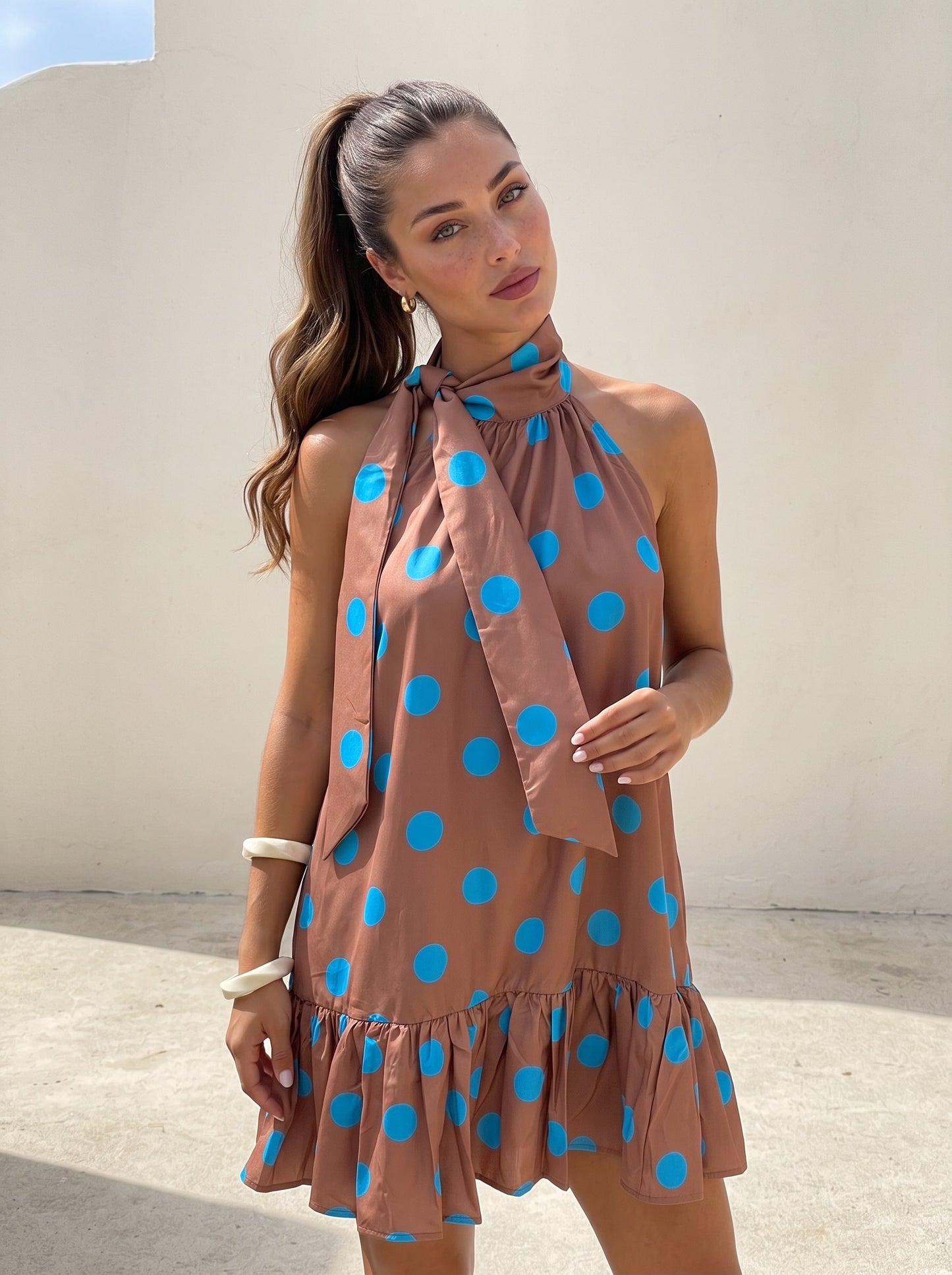 Dots Dress (Blue)