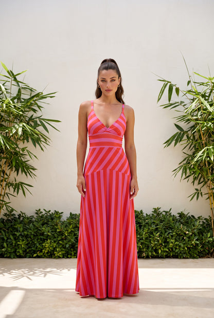 Frambuesa Maxi Dress (MADE TO ORDER)