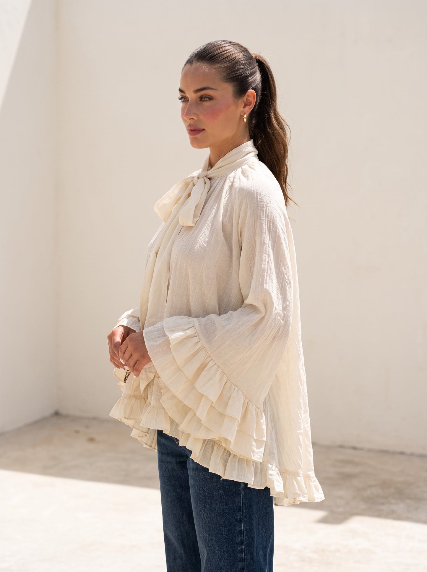 Romance Top (Beige)