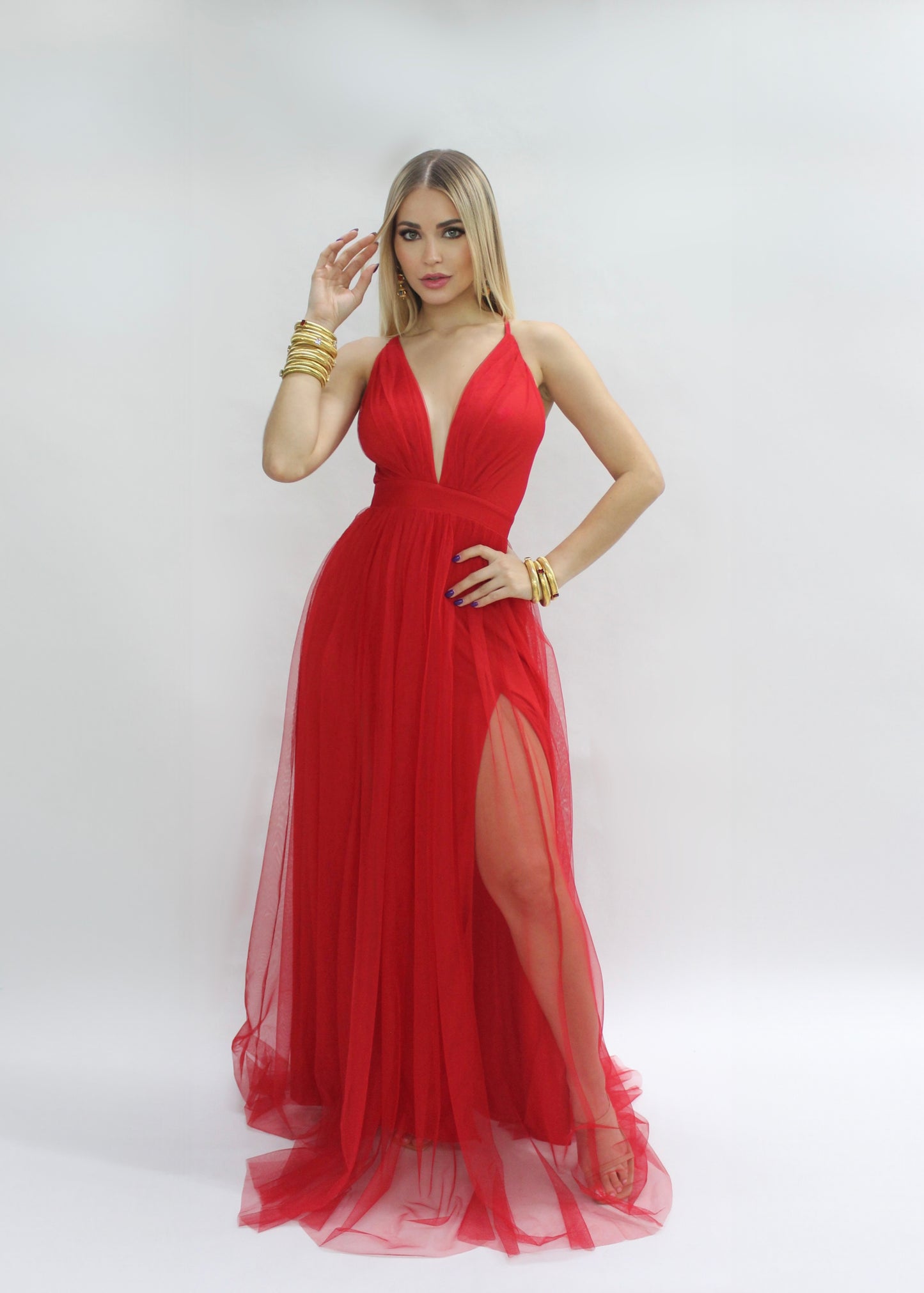 Clarisse Dress (Red)