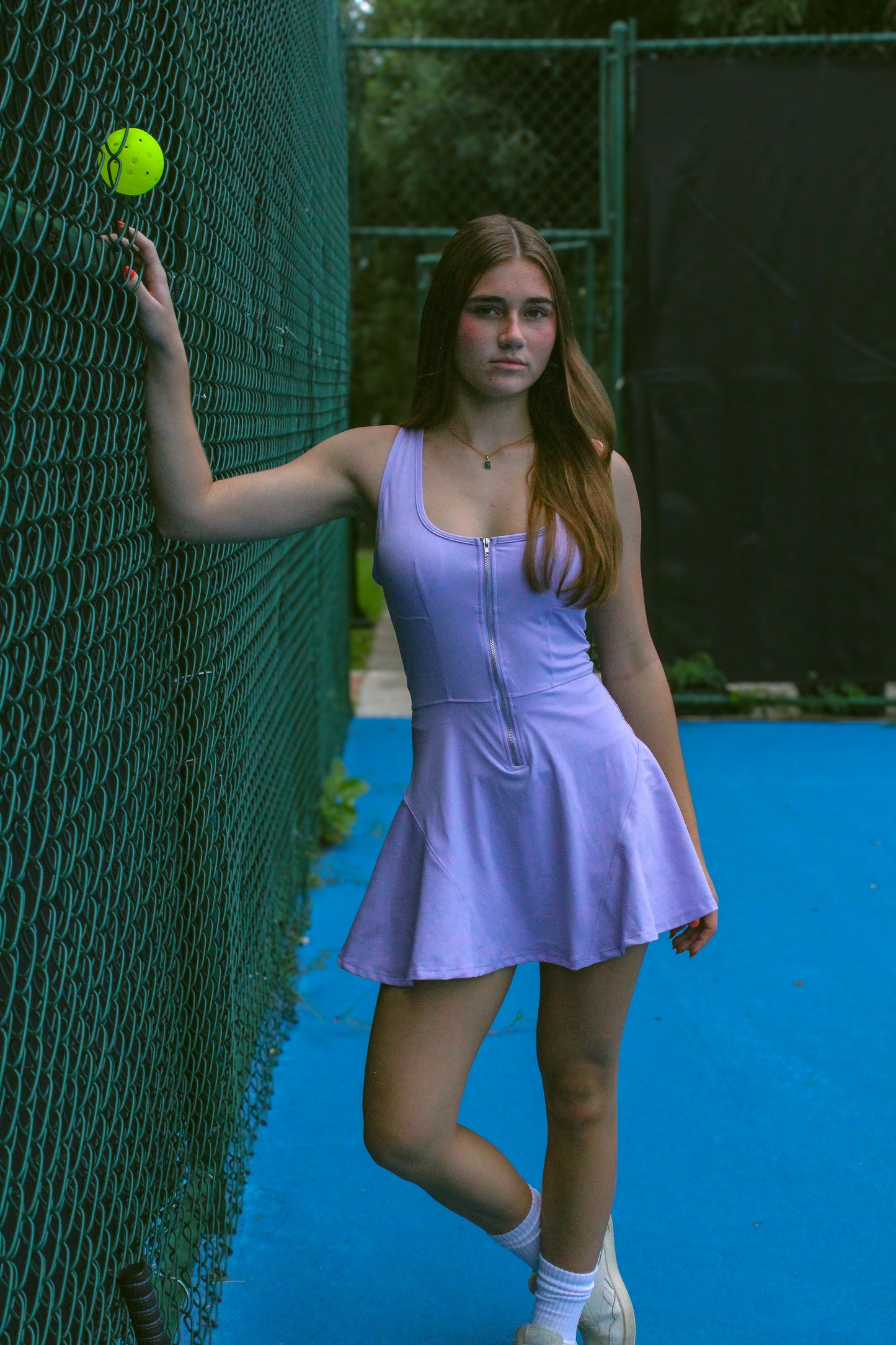 Racerback Dress (purple)