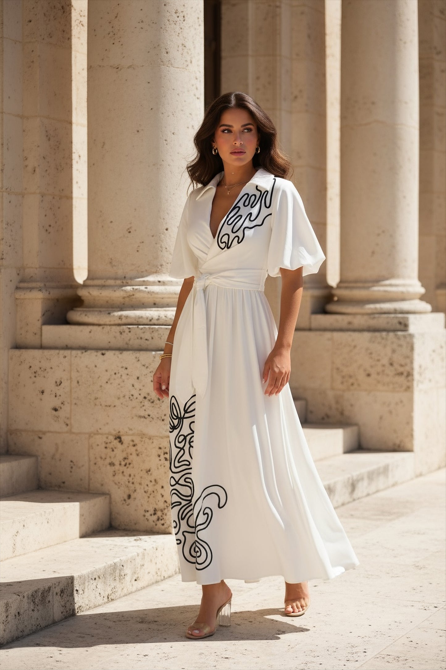 Portico Dress (White)