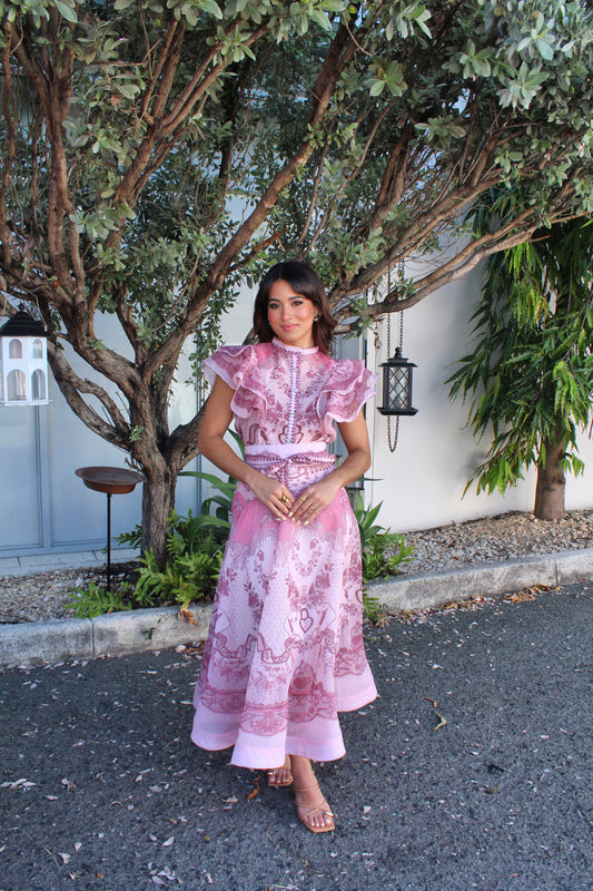 Avalyne Skirt Set (Pink)