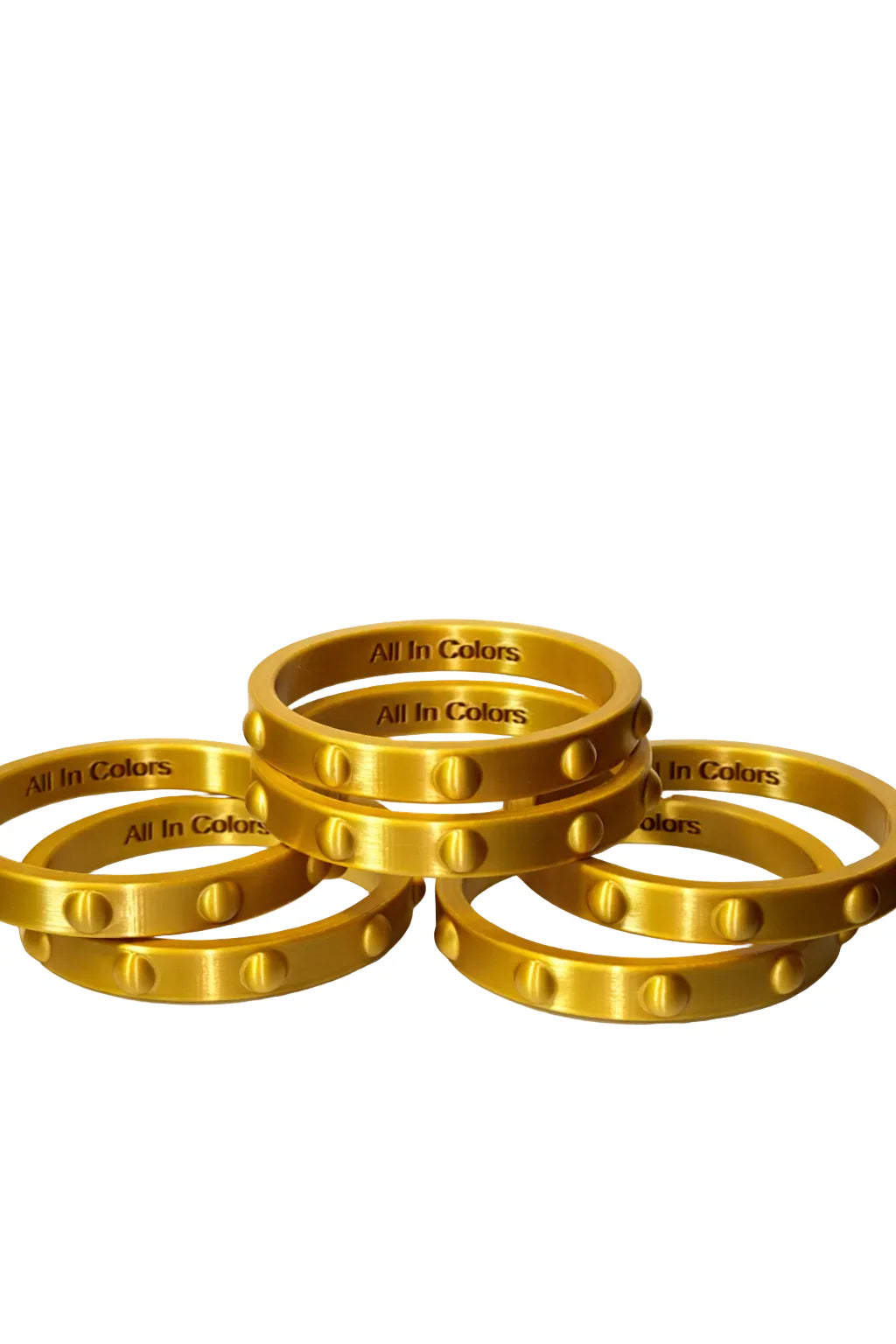 All in Colors Simpleness Bangles (Bundle of 3) Thin
