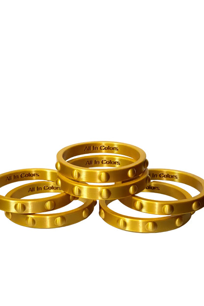 All in Colors Simpleness Bangles (Bundle of 3) Thin