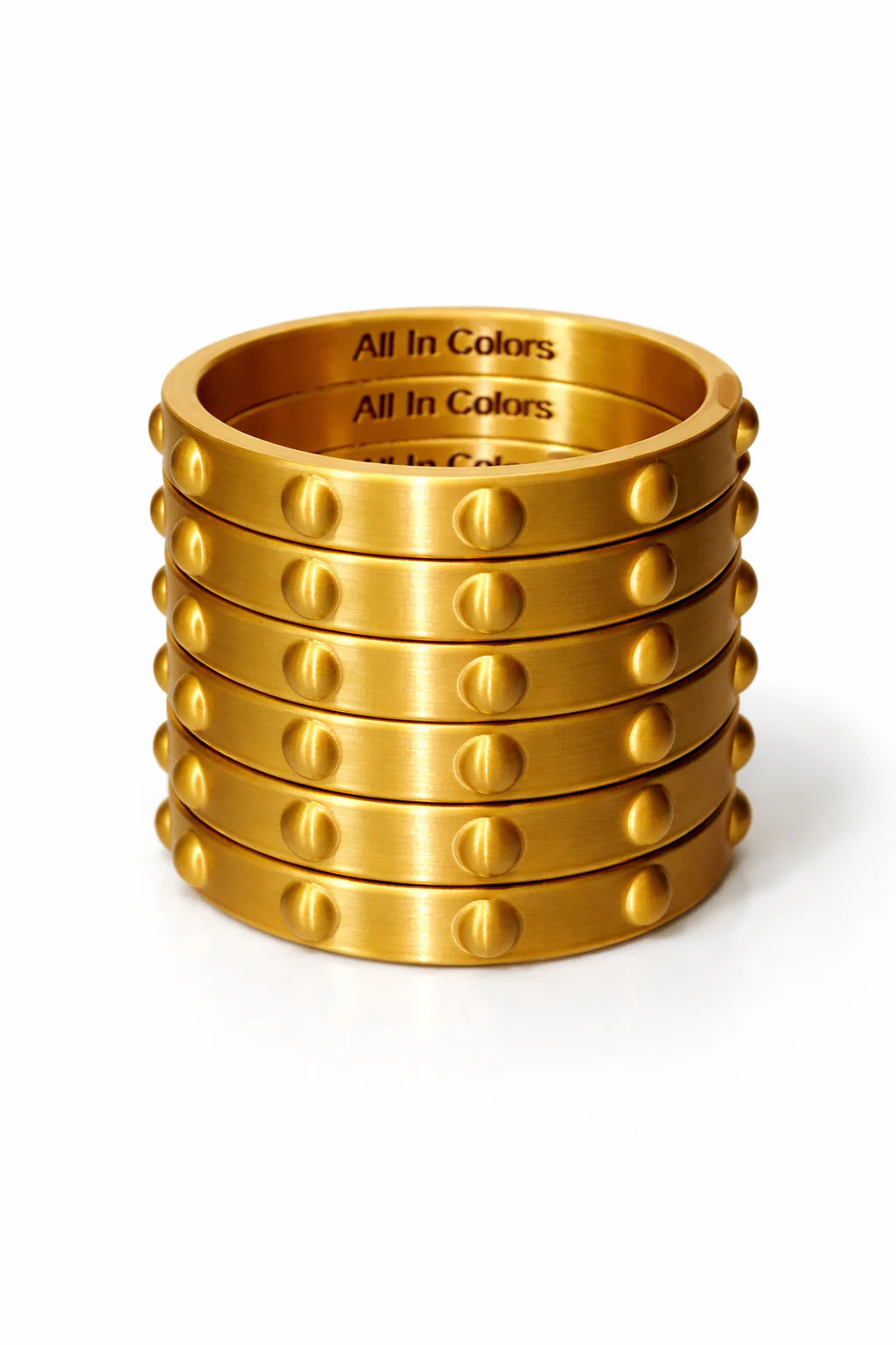 All in Colors Simpleness Bangles (Bundle of 3) Thin