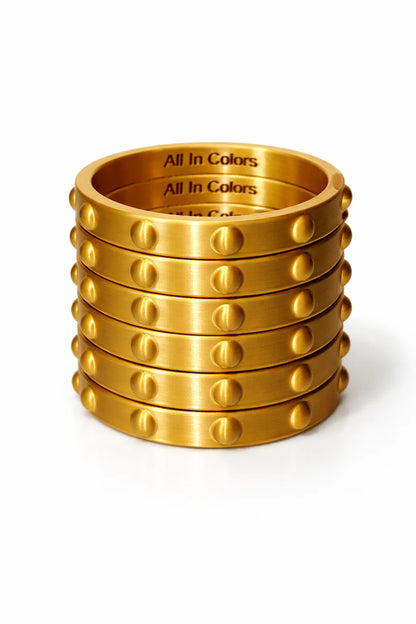 All in Colors Simpleness Bangles (Bundle of 3) Thin