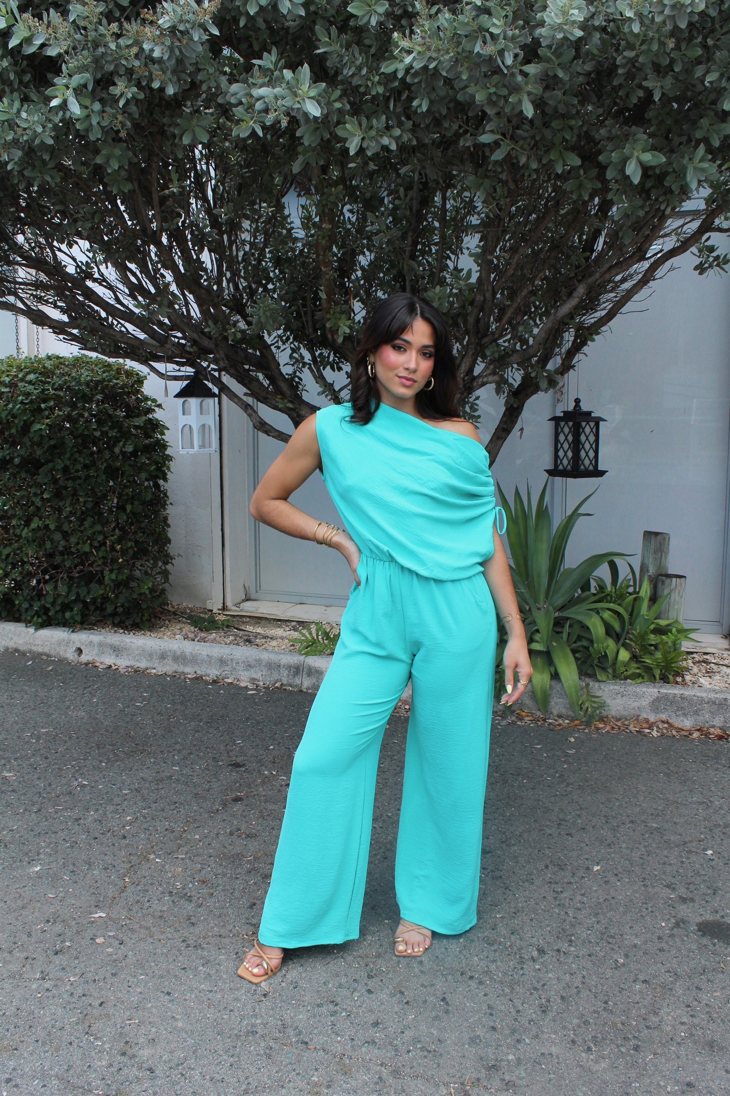 Glaviana Jumpsuit (Teal)