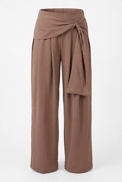 Mocha Ring Twist Pants Set