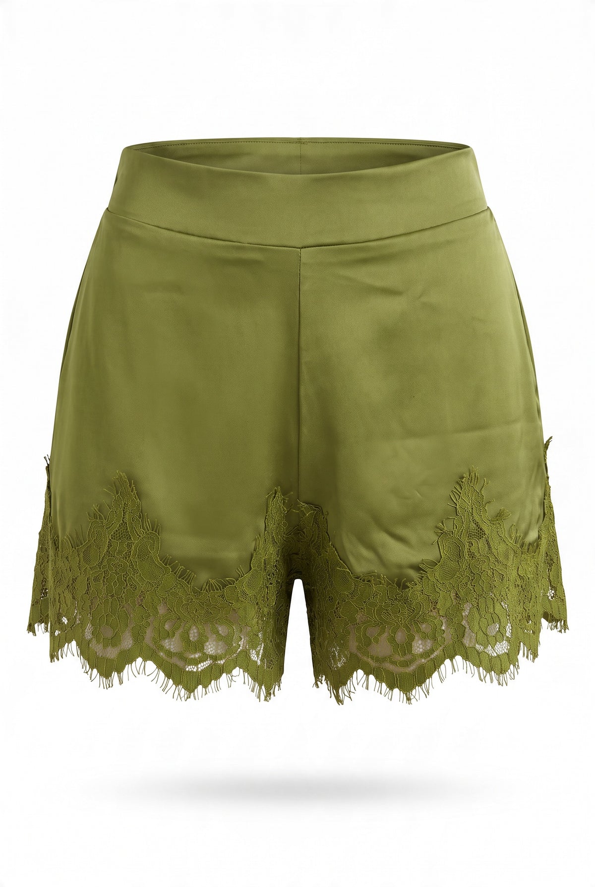 Olive Satin Set