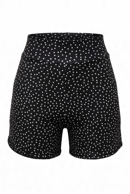 Polka Dot Peplum Shorts Set
