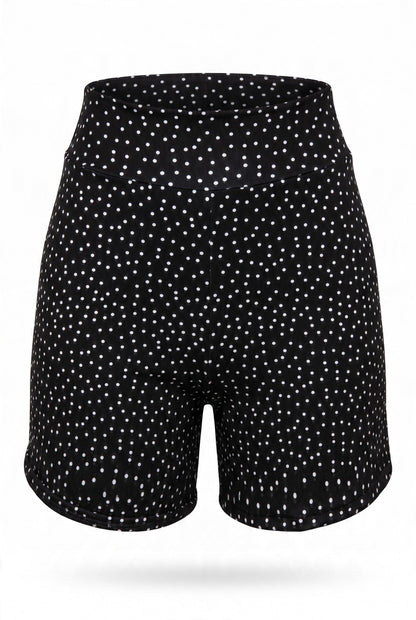 Polka Dot Peplum Shorts Set