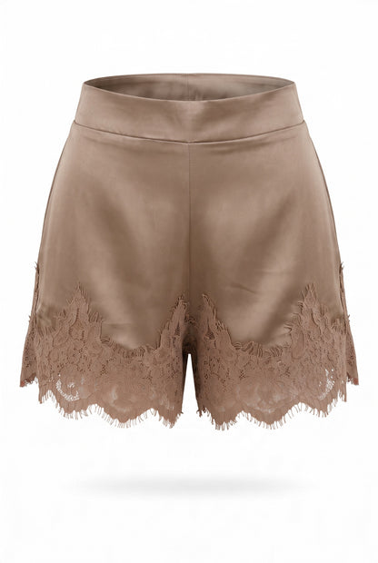 Taupe Satin Set