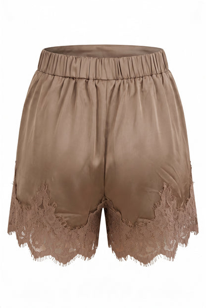 Taupe Satin Set